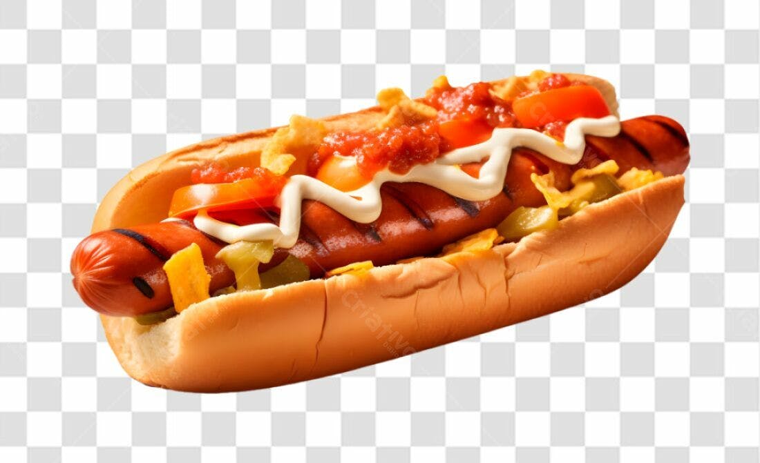 Imagem Hot Dog PNG com fundo transparente