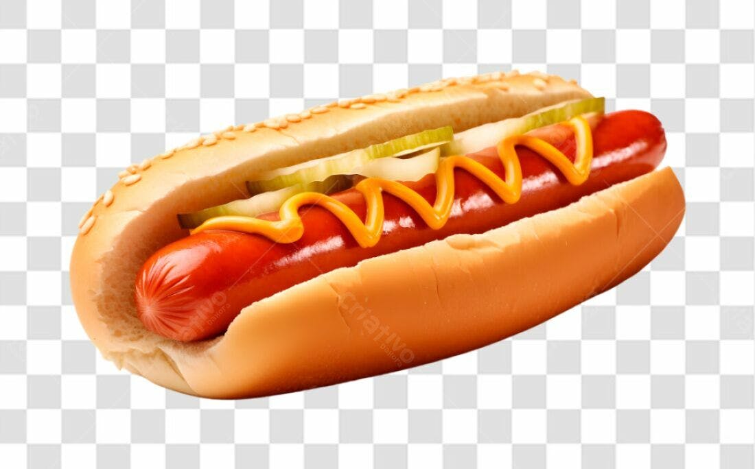 Icone Hot Dog PNG com fundo transparente