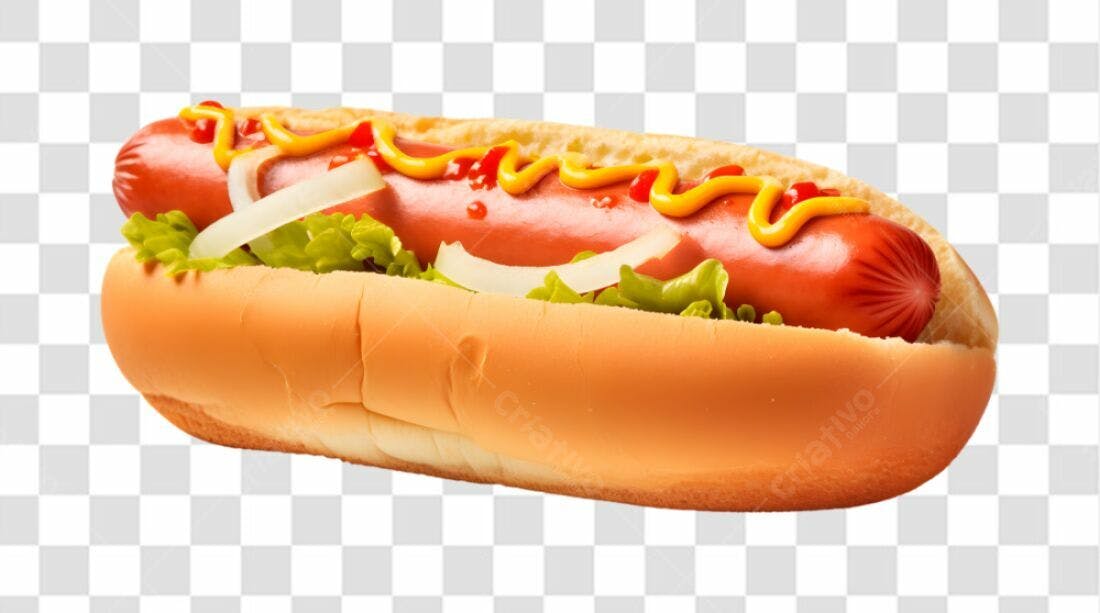 Icone Hot Dog PNG com fundo transparente