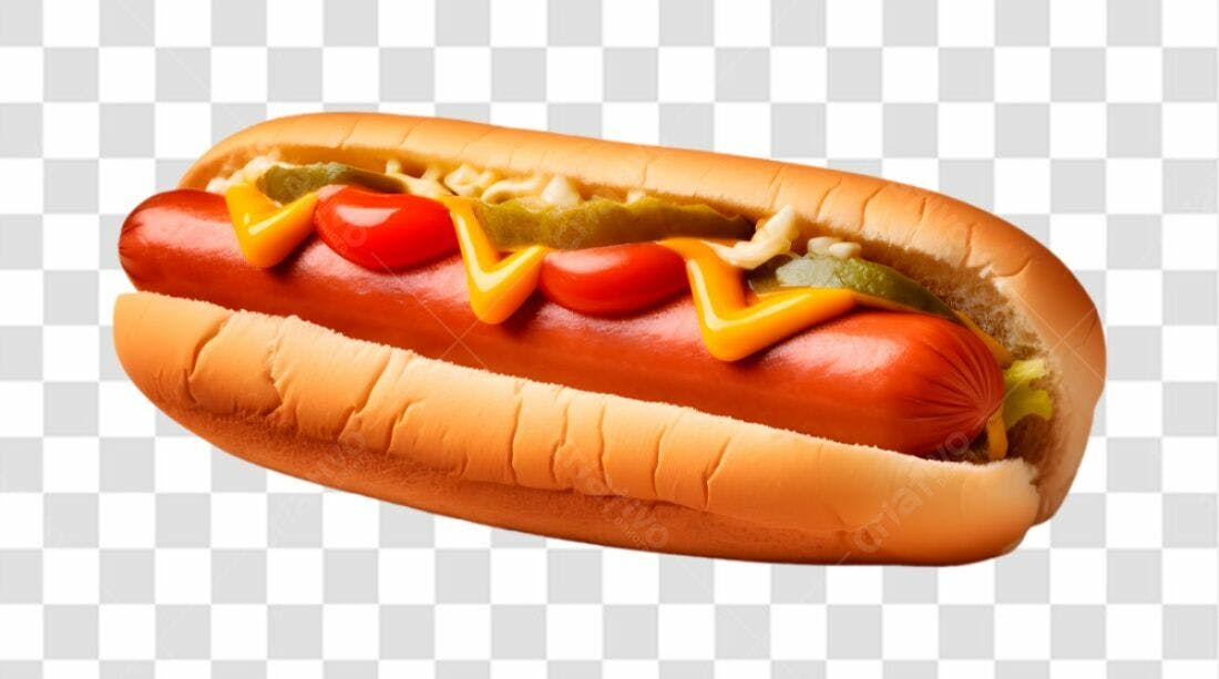 Icone Hot Dog PNG com fundo transparente
