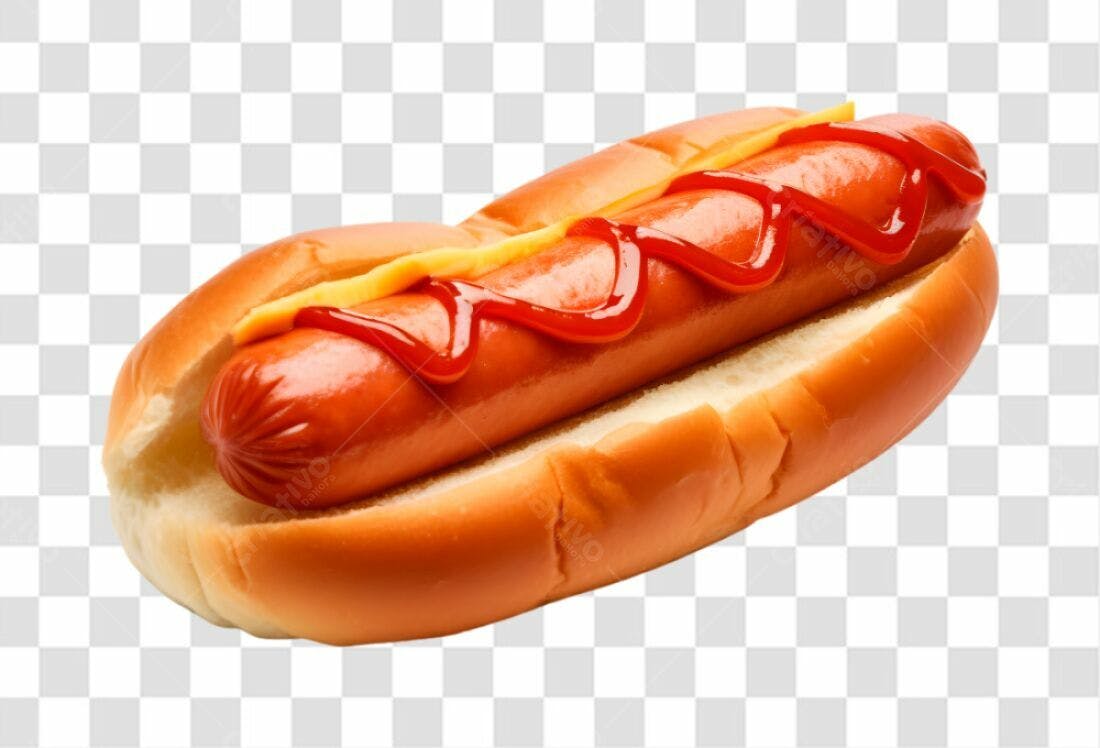 Icone Hot Dog com Molho PNG com fundo transparente