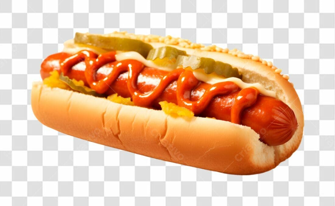 Imagem PNG Hot Dog com fundo transparente