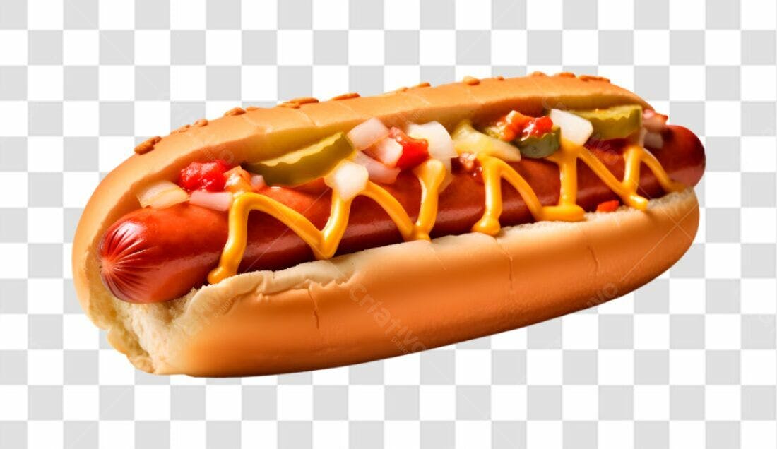 Imagem PNG Hot Dog com fundo transparente
