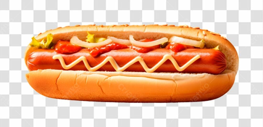 Icone Hot Dog PNG com fundo transparente