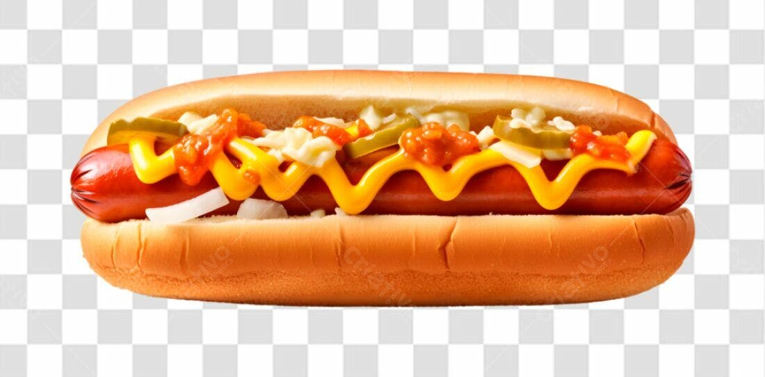 Imagem PNG Hot Dog com fundo transparente