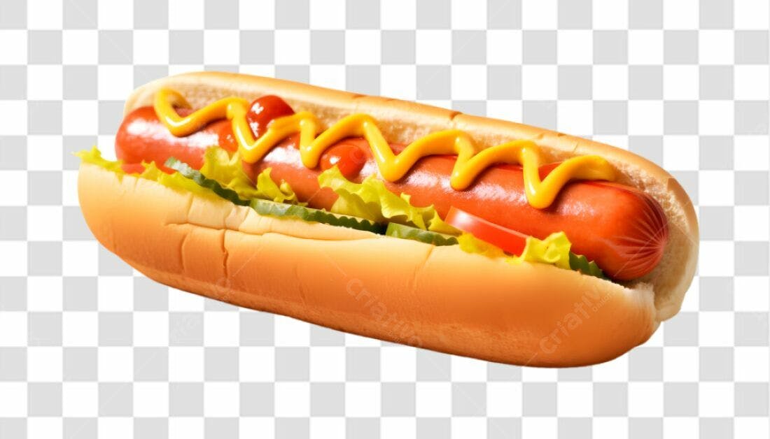 Icone Hot Dog PNG com fundo transparente