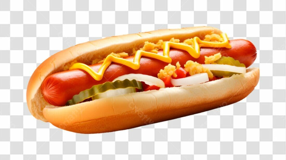 Imagem PNG Hot Dog com fundo transparente