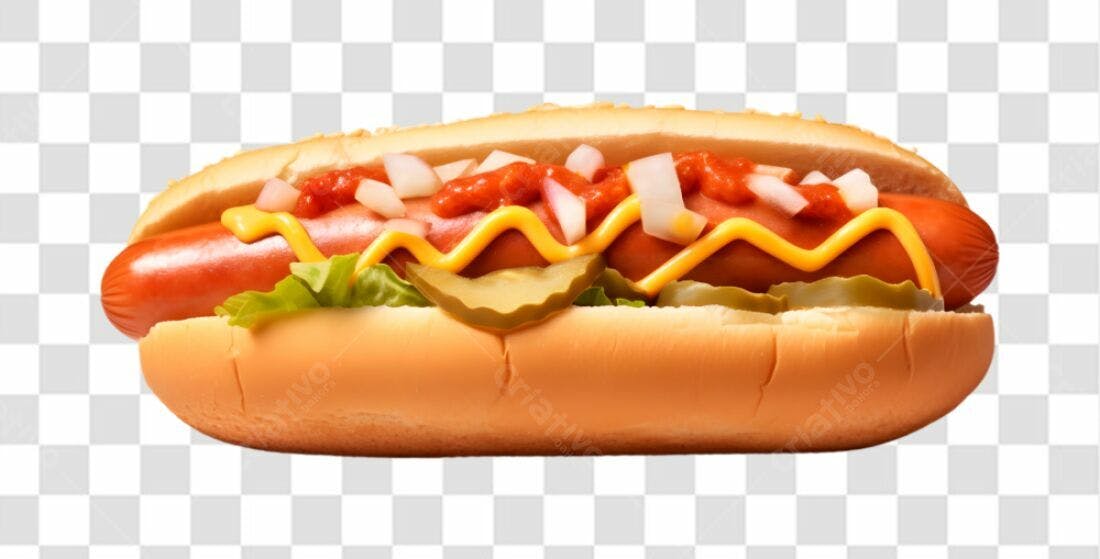 Icone Hot Dog PNG com fundo transparente