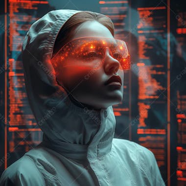 Visão do futuro olhar reflexivo e cibernético