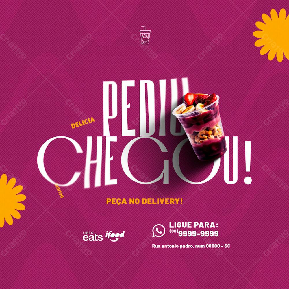 Pediu Chegou Psd Para Açaíteria