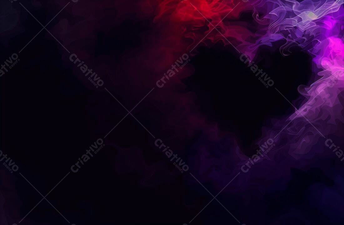 Nuvens de fumaça roxas e vermelhas abstratas