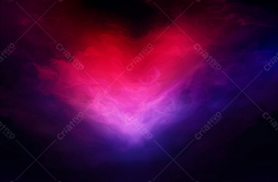 Nuvens de fumaça rosa e roxas abstratas