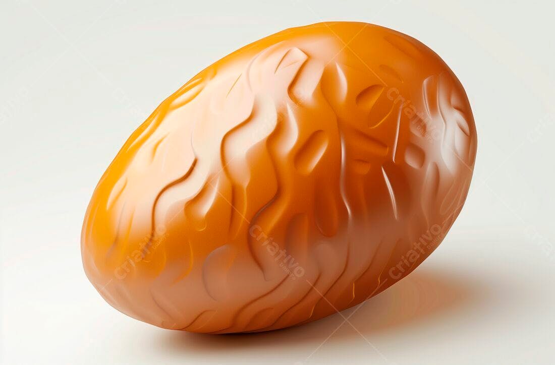 Ovo de Páscoa Laranja Texturizado
