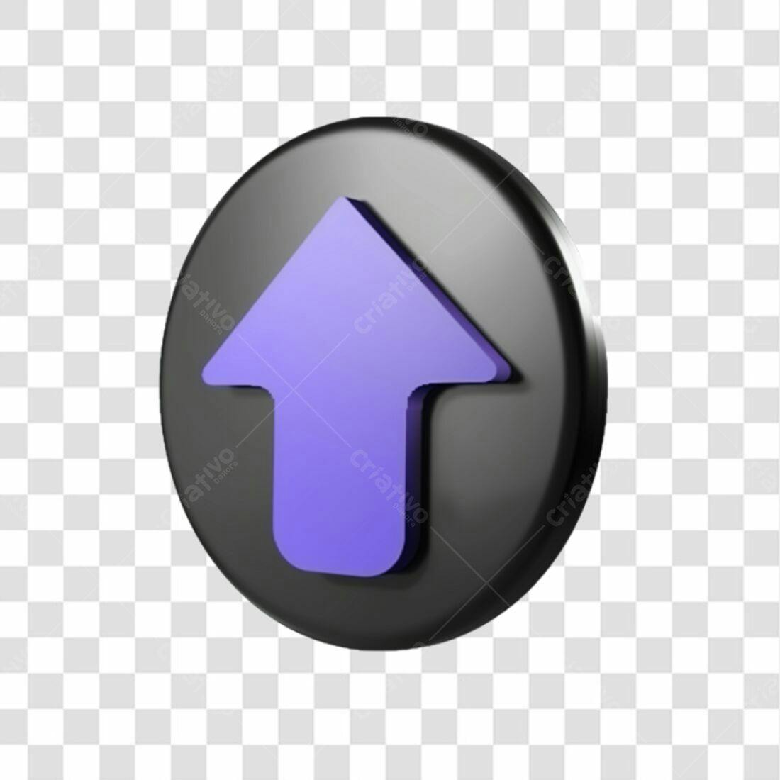 Ícone Seta para Cima PNG com fundo transparente