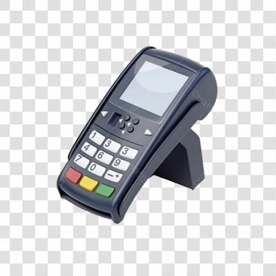 Máquina De Cartão 3D Png Transparente (2)