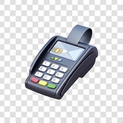 Máquina De Cartão 3D Png Transparente (4)