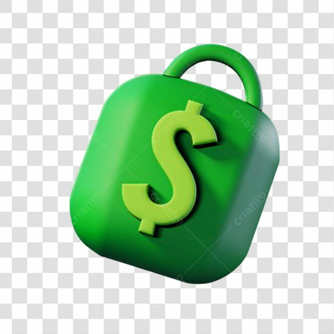 Icone Financeiro Dólar PNG com fundo transparente