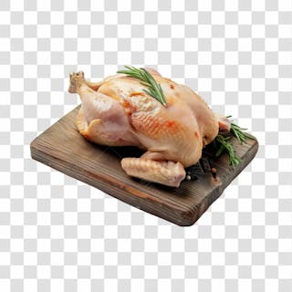 Imagem açougue frango resfriado congelado inteiro com fundo transparente