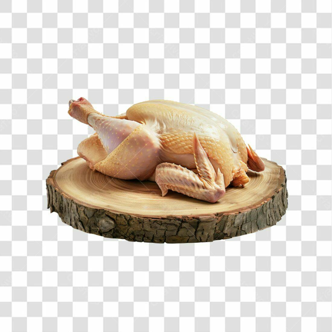 Imagem Frango Cru Tábua PNG com fundo transparente