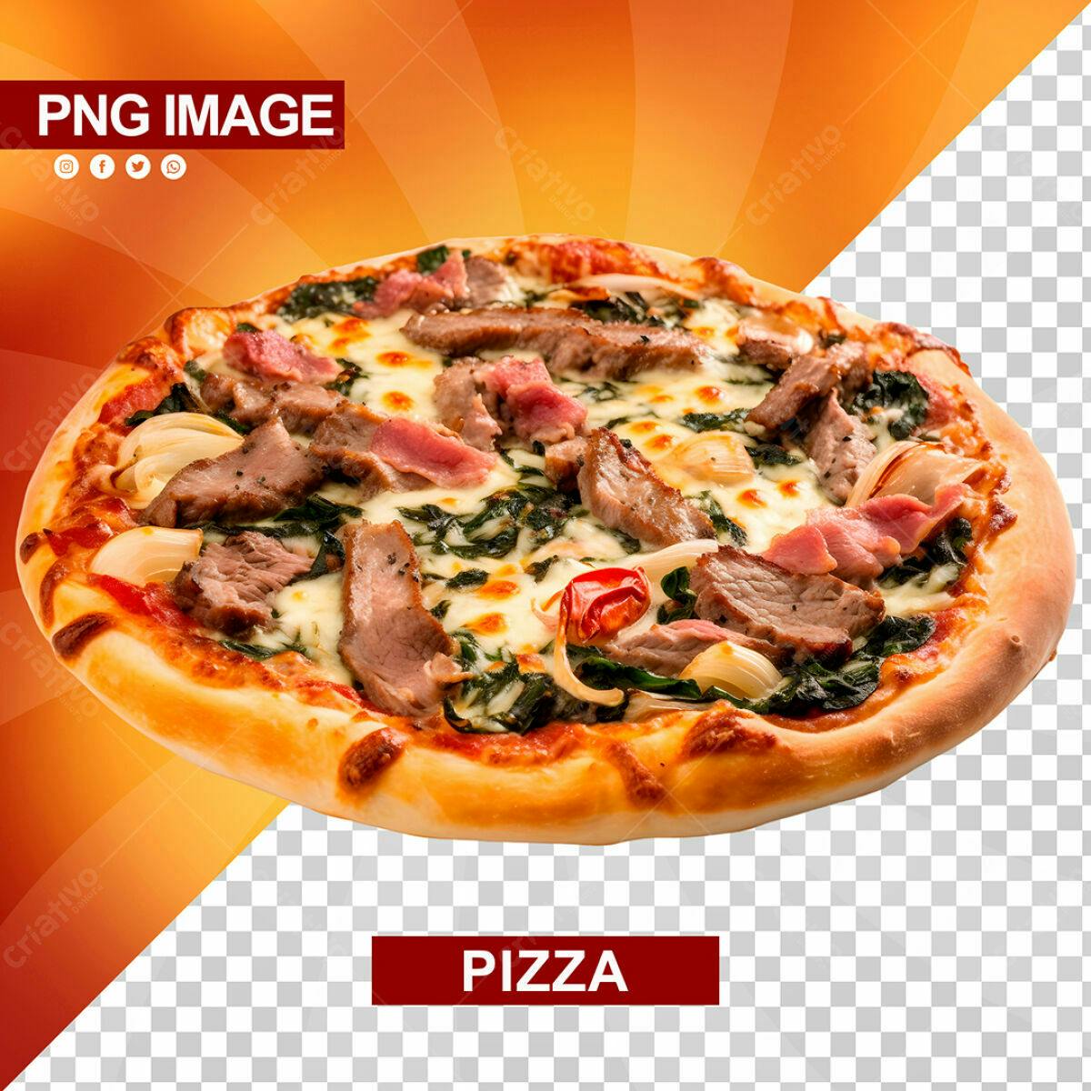 Banner Pizza Gourmet PSD Editável