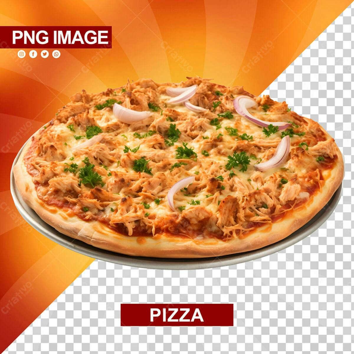 PSD Pizza para Cardápio de Restaurante PSD Editável
