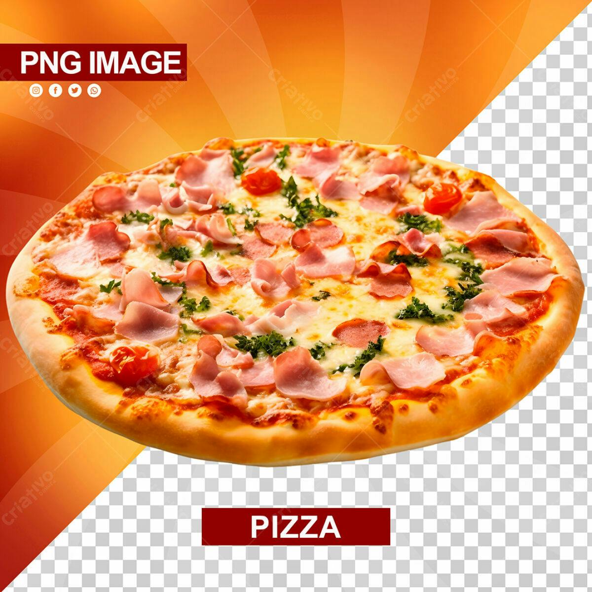 PSD para Cardápio de Pizzaria PSD Editável