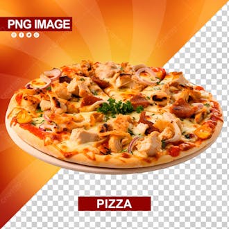Pizza deliciosa redonda tabua de madeira psd