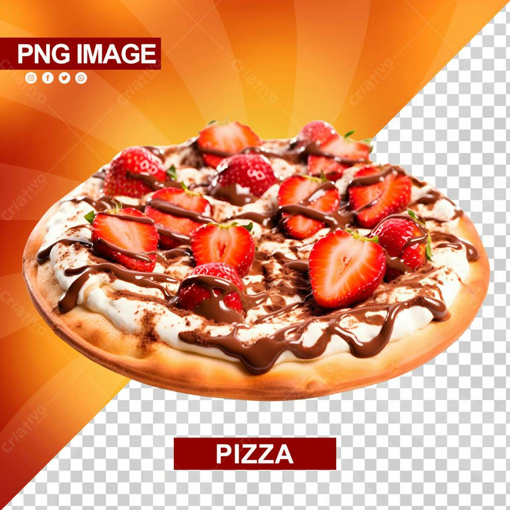 Pizza Saborosa De Doce Psd