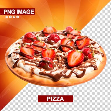 Pizza saborosa de doce psd