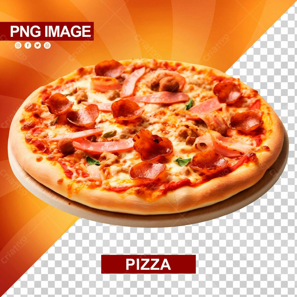 PSD de Pizza para Cardápio de Pizzaria Editável