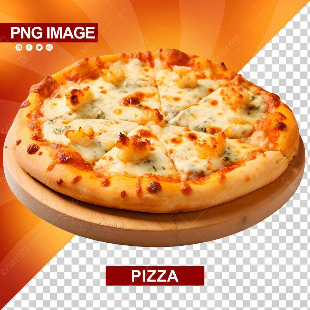 PSD de Pizza para Cardápio de Restaurante Editável