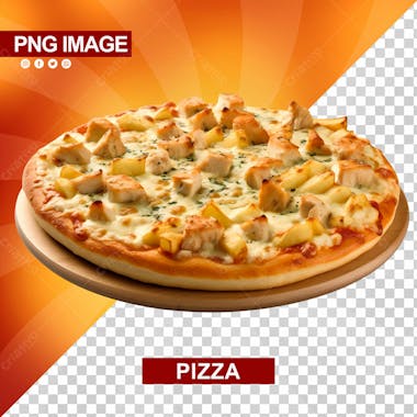 Deliciosa pizza tabua de madeira psd