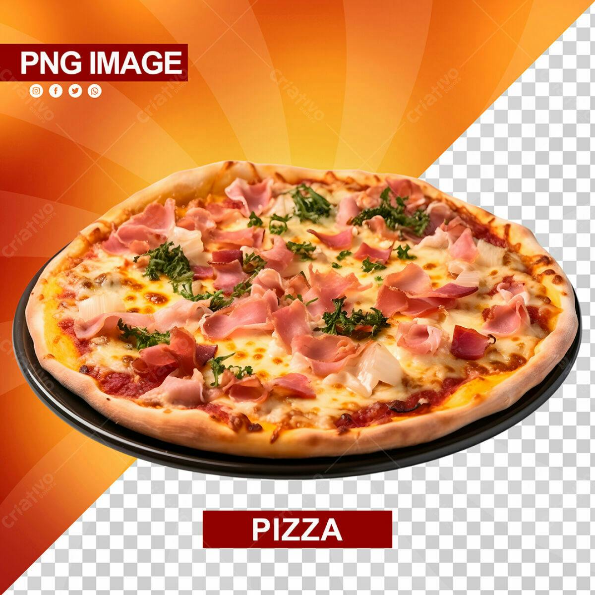 PSD Pizza para Cardápio de Pizzaria Editável