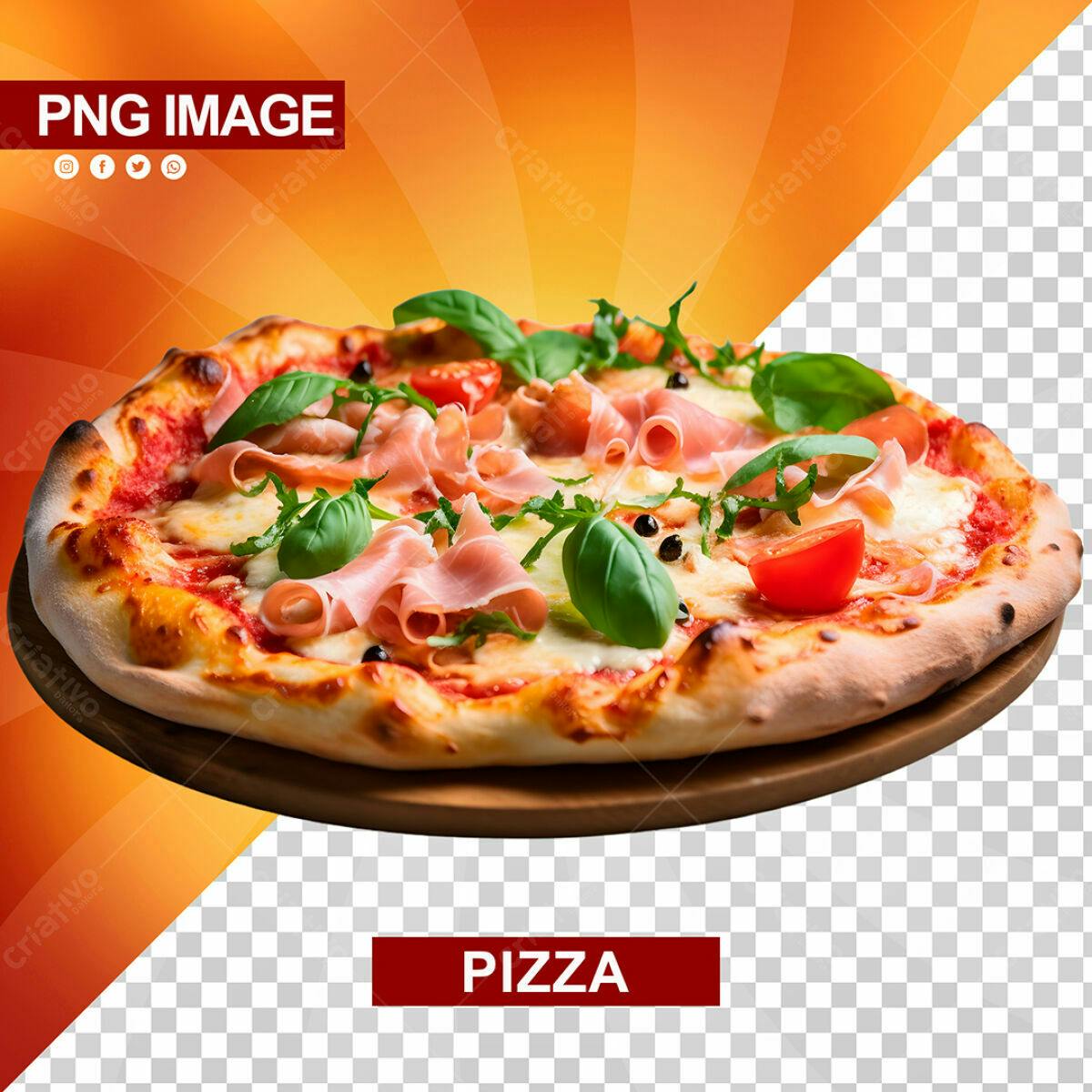 Flyer para Pizzaria PSD Editável