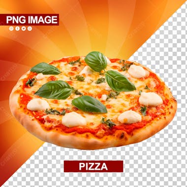 Deliciosa pizza redonda psd