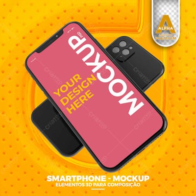 Mockup De Celular Smartphone Psd Editavel (2)