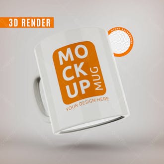 Mockup 3d para composicao psd premium