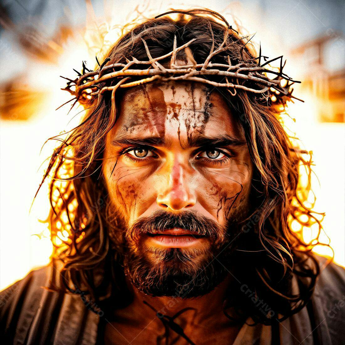Jesus Cristo Coroa de Espinhos Sofrimento