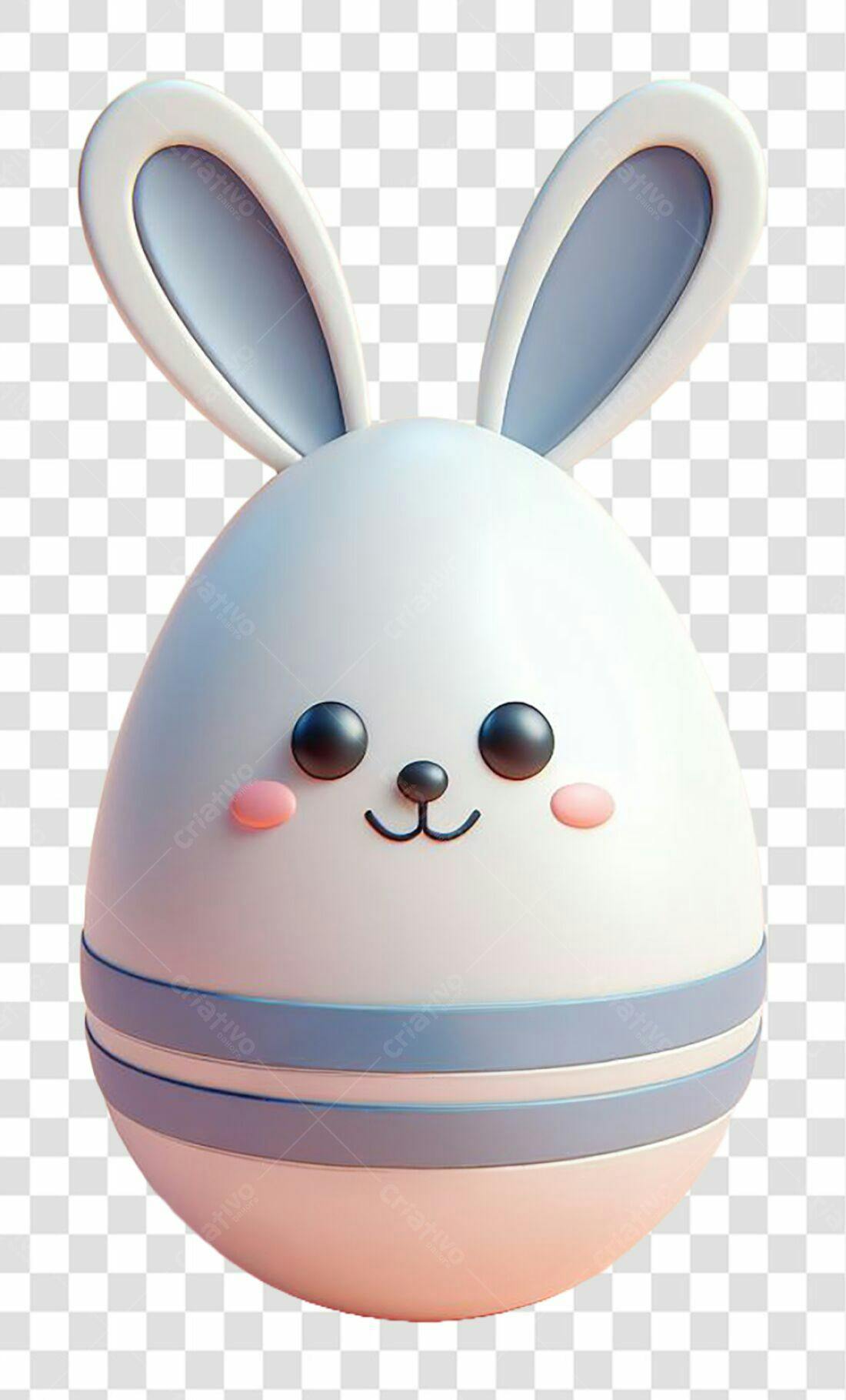 Icone Coelho Páscoa PNG com fundo transparente