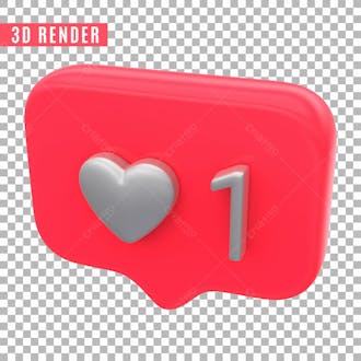 Like instagram 3d para composicao psd sem fundo