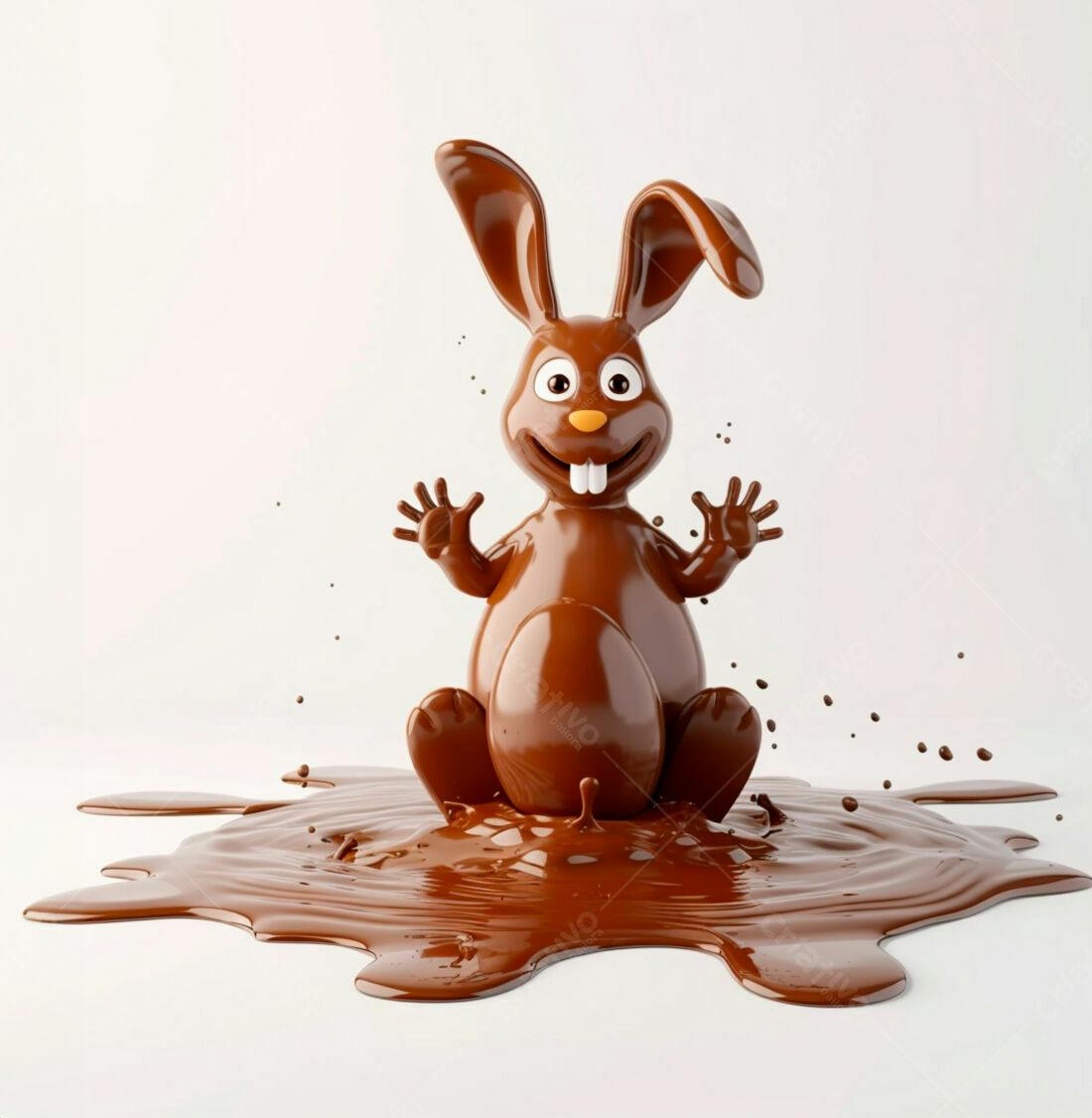 Coelho de Chocolate na Páscoa