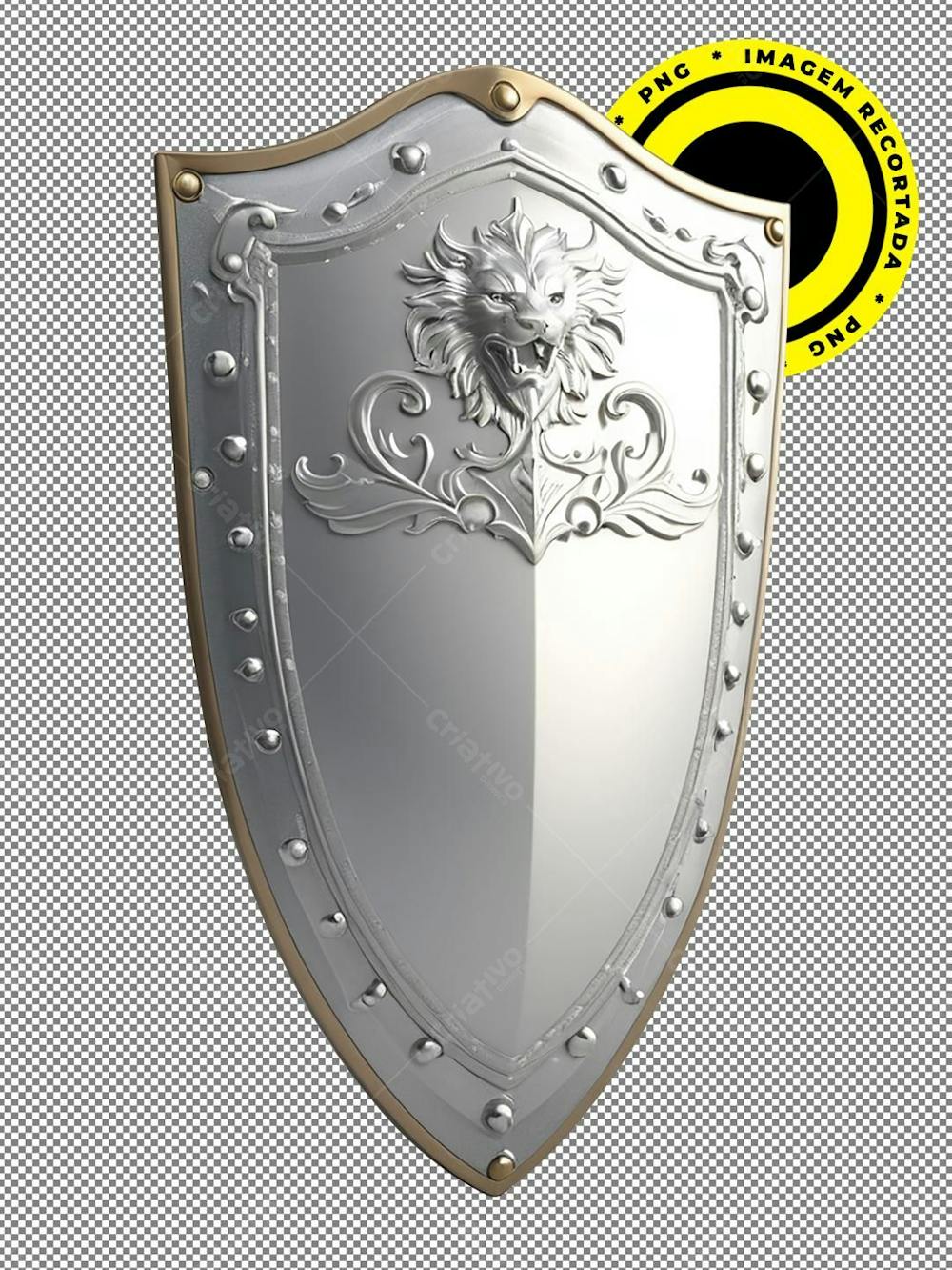 Escudo, Shield, Imagem 3D, Recortada, Png