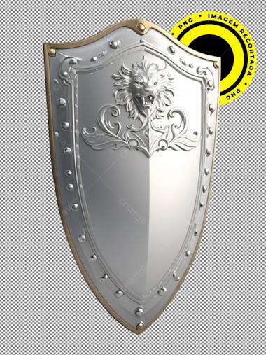 Escudo, shield, imagem 3d, recortada, png