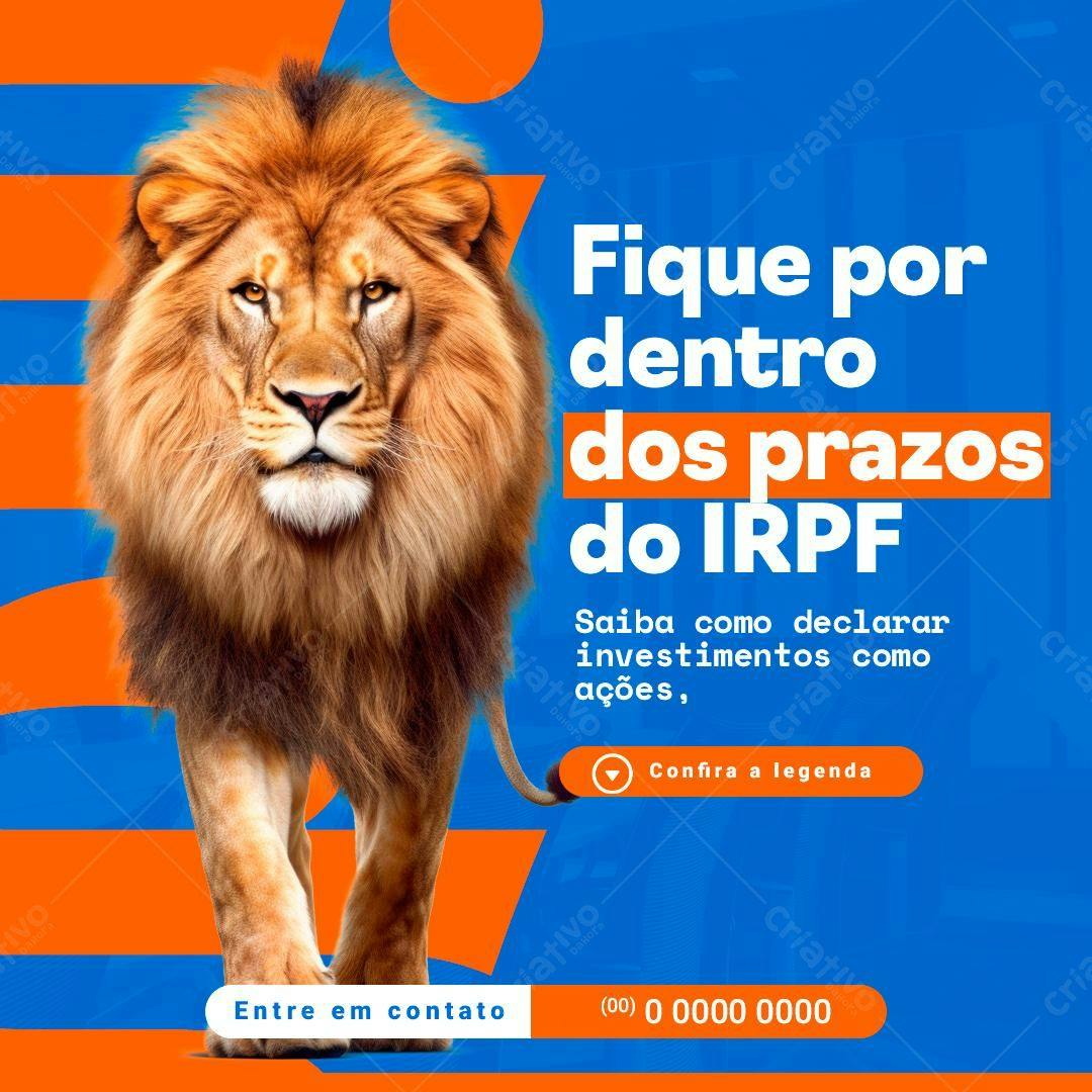 Postagem IRPF PSD Editável