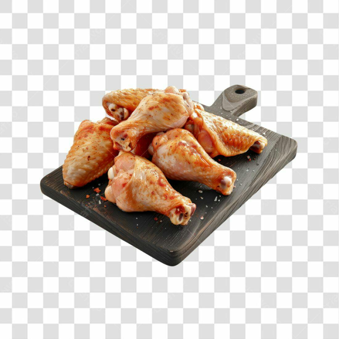Imagem PNG Asas de Frango assadas com fundo transparente