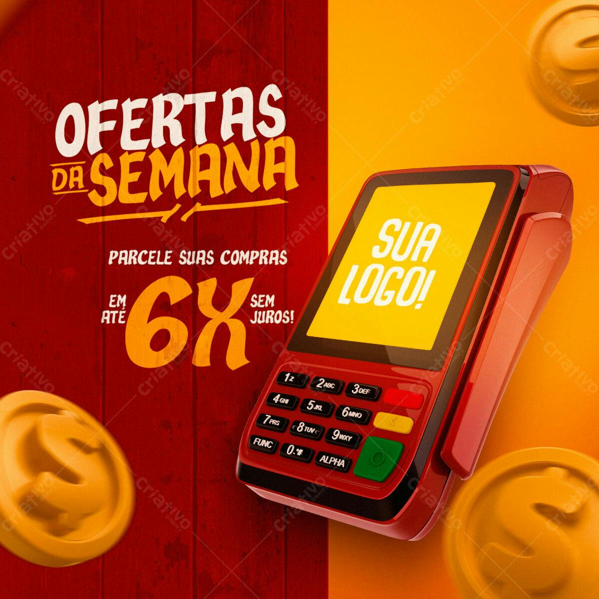 Banner Ofertas da Semana PSD Editável