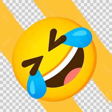 03 emoji sorridente sorriso rindo 2 sem fundo transparente png