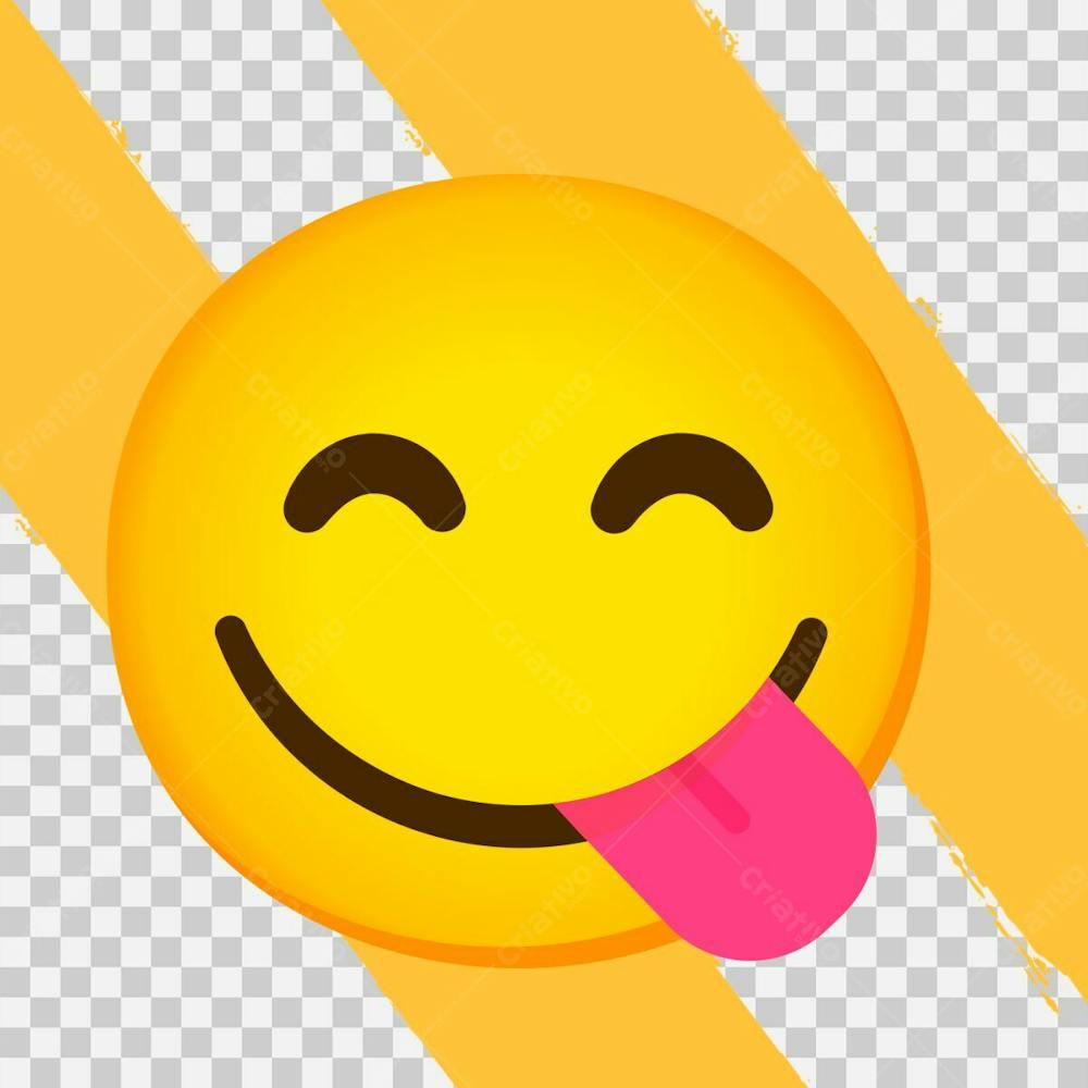 10   Emoji Lingua Para Fora Delicia Sem Fundo Transparente Png