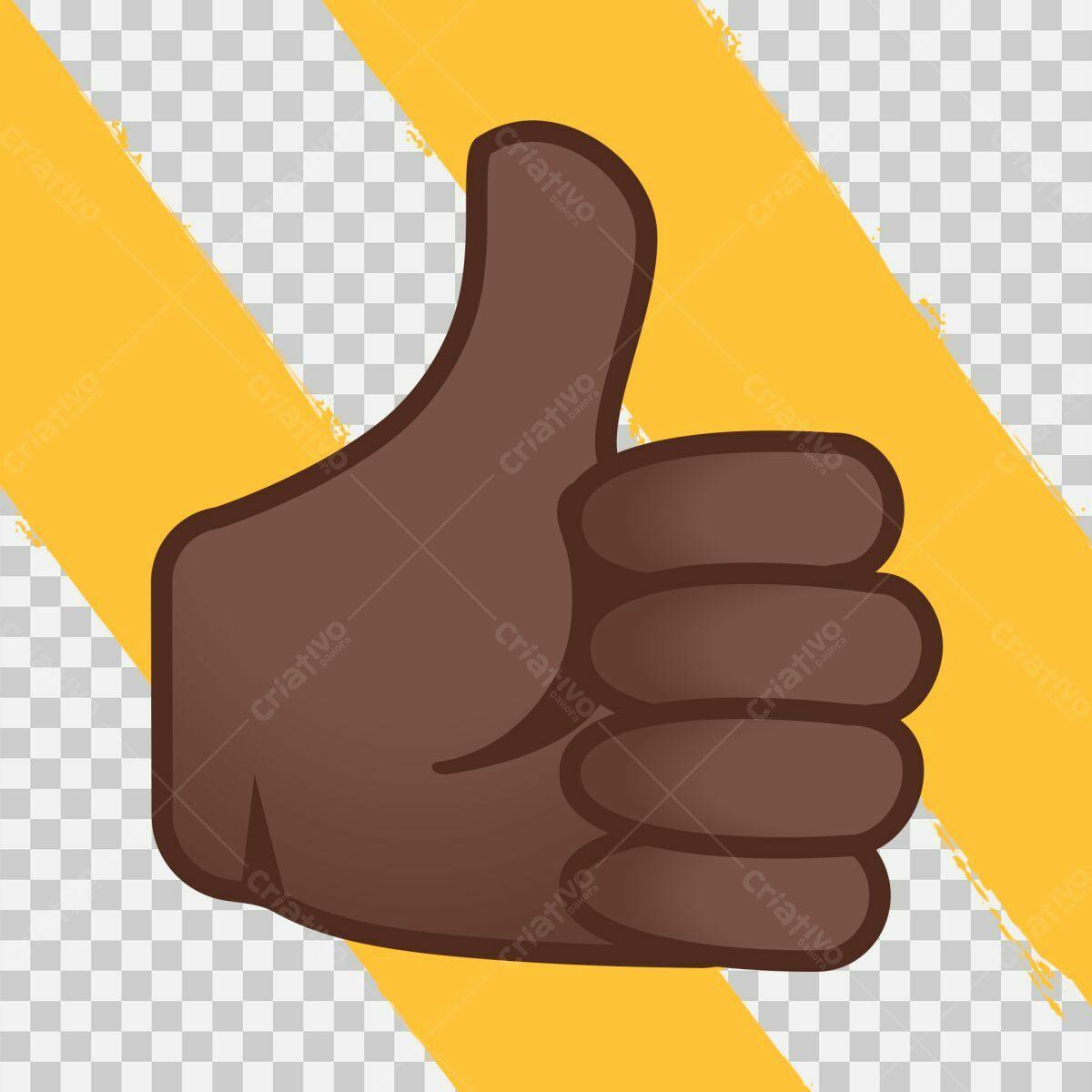 Thumb Up Social Media Post PSD Editável