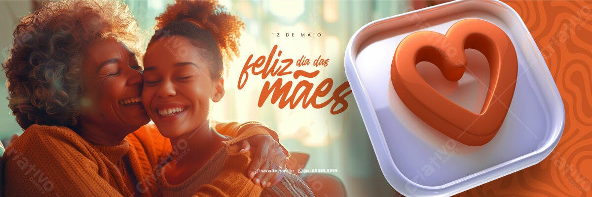 Banner Dia das Mães PSD Editável